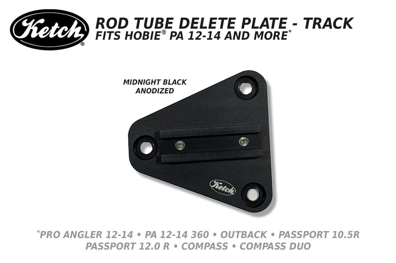 Rod Holder Delete Plate – T-Track – For Hobie kayaks