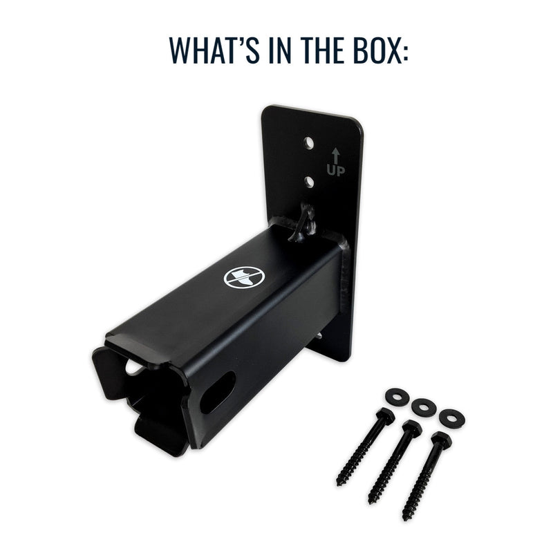 2" Haymarket Hitch Wall Mount | Holds Bike or Cargo Car Rack