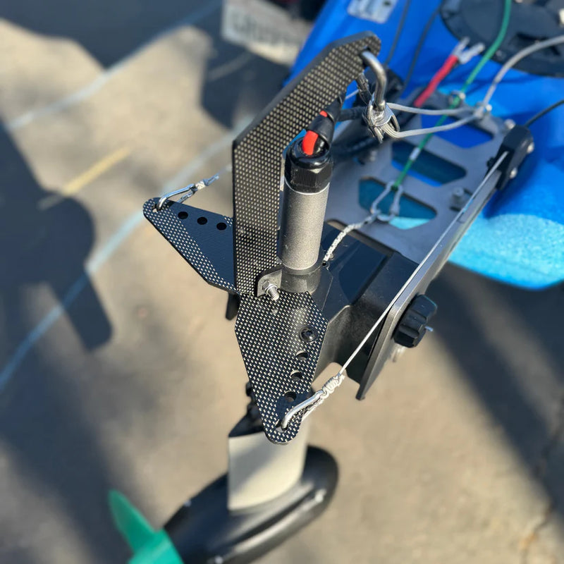 Newport Vessels Carbon Fiber Motor Steering Triangle and Lift Arm Kit