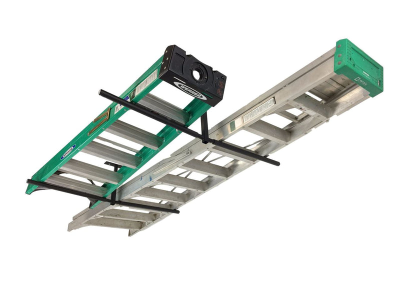 Hi-Port 2 | Ladder Adjustable Ceiling Storage Rack | Double | Holds 150 lbs