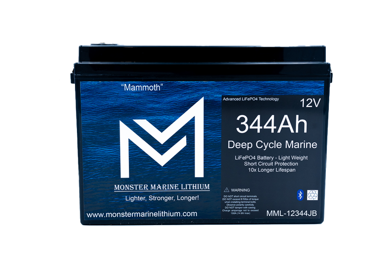 12v 344Ah Lithium Deep cycle MML-12344B Bluetooth