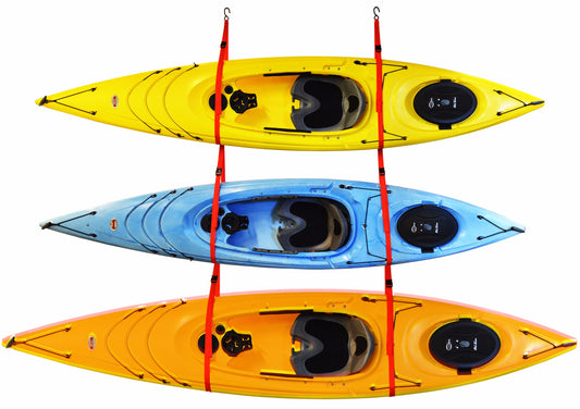 SlingThree™ Triple Kayak Storage System