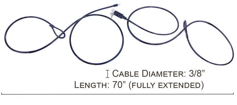 Lariat Universal Kayak/Canoe Cable Lock