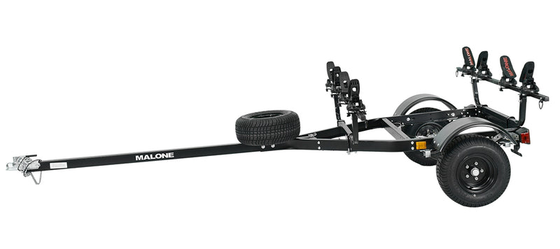 MicroSport Off-Road 2 Kayak Trlr Package (2 Sets Saddle Up Pro, Spare Tire)