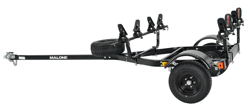 MicroSport Off-Road 2 Kayak Trlr Package (2 Sets Saddle Up Pro, Spare Tire)