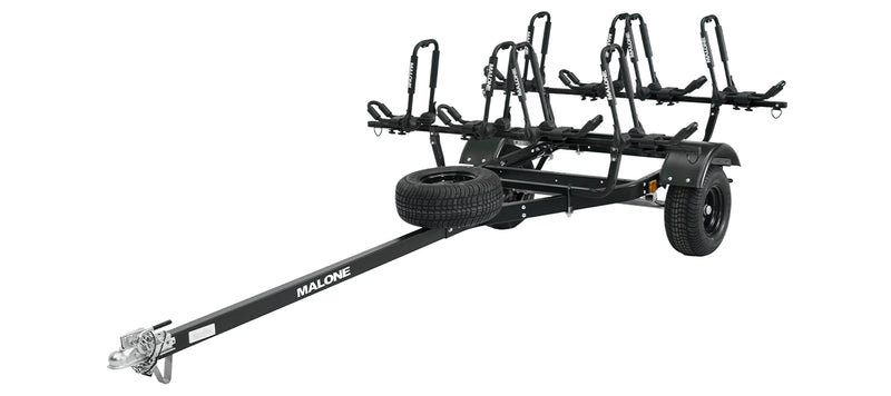 MicroSport Off-Road 4 Kayak Trlr Package (4 Sets FoldAway-J, Spare Tire)