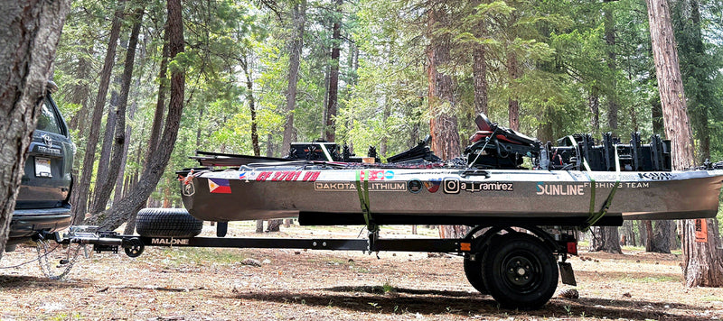 MicroSport Off-Road LowBed 2 Kayak Trlr Package (2 Sets Bunks & Spare Tire)