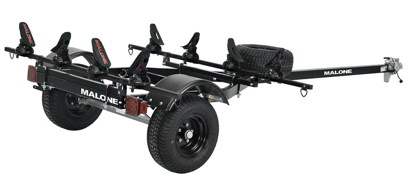 MicroSport Off-Road LowBed 2 Kayak TrLr Package (2 Saddle Up Pro & Spare Tire)