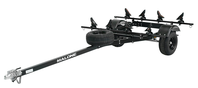 MicroSport Off-Road LowBed 2 Kayak TrLr Package (2 Saddle Up Pro & Spare Tire)