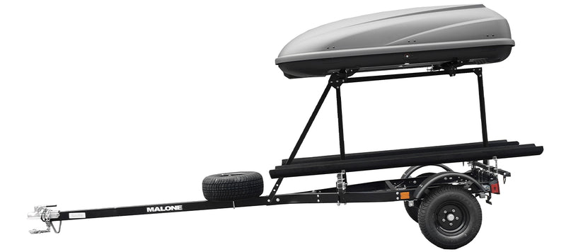 MicroSport OffRoad LowBed 2 Kayak Trlr Pkg (2nd tier, 2 Sets Bunks, Cargo Box, Rod Tube, Spare Tire)