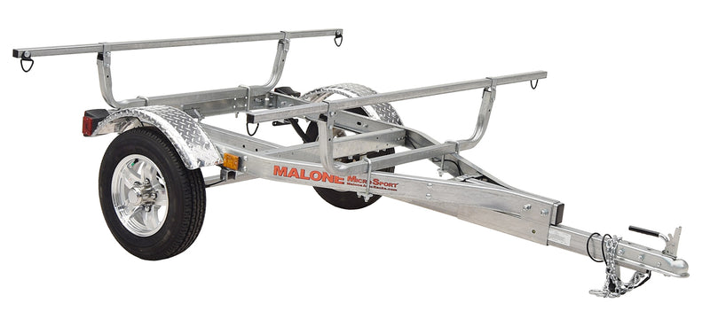 MicroSport XT Trailer w/ Alum Wheels-Fenders & Retractable Tongue