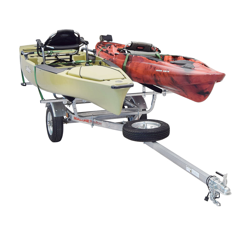 MicroSport 2 Kayak Trailer Package (2 Sets Bunks, Spare Tire)
