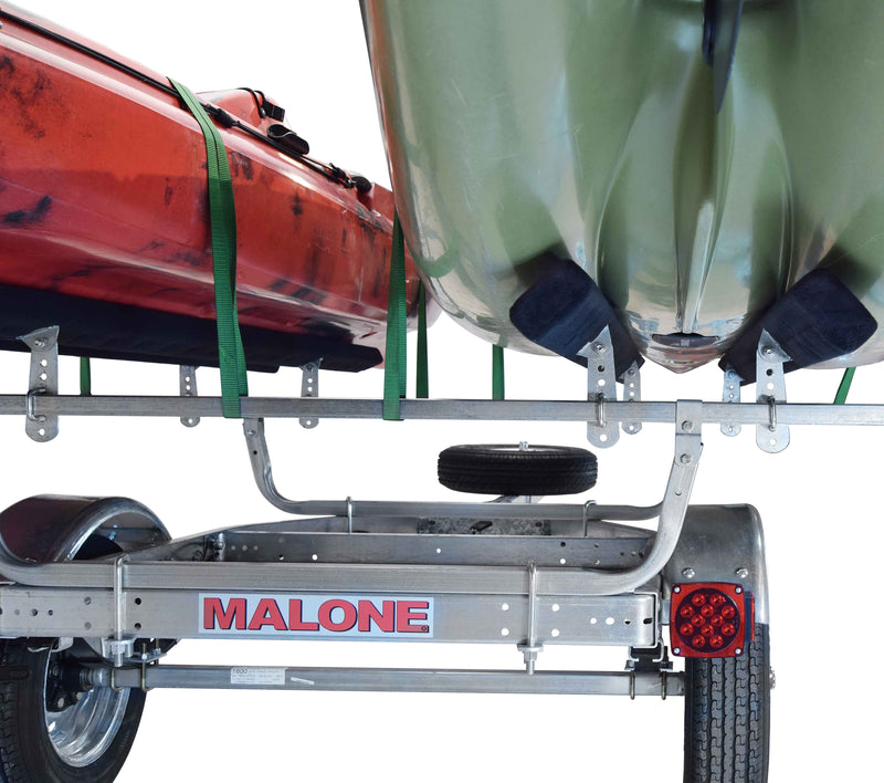 MicroSport 2 Kayak Trailer Package (2 Sets Bunks, Spare Tire)