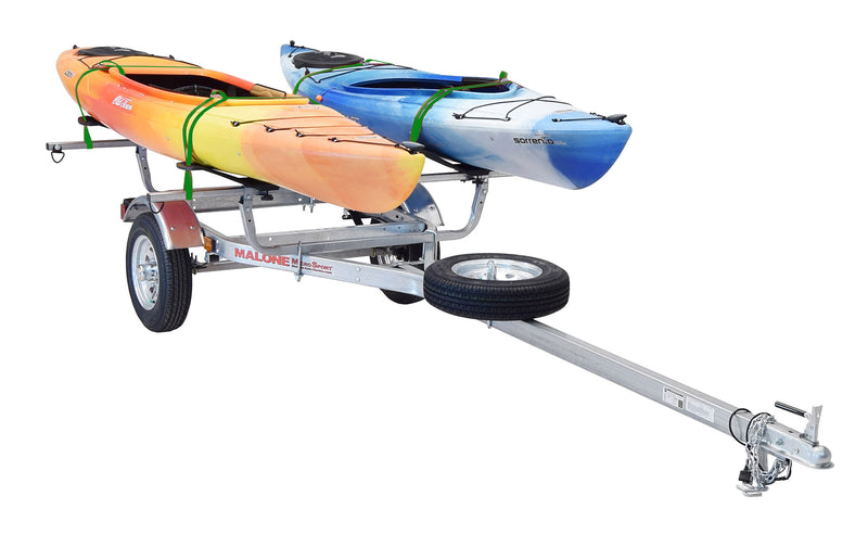 MicroSport 2 Kayak Trailer Package (2 Sets MegaWings, Spare Tire)