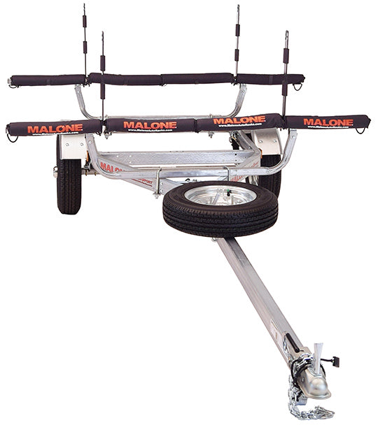 MicroSport 4 Kayak Trailer Package (2 Sets Stackers, 4 Sets Rack Pads, Spare Tire)