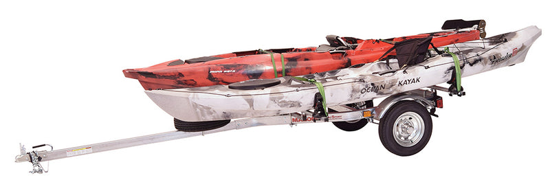 MicroSport LowBed 2 Kayak Trailer Package (2 Sets Saddle Up Pro & Spare Tire)
