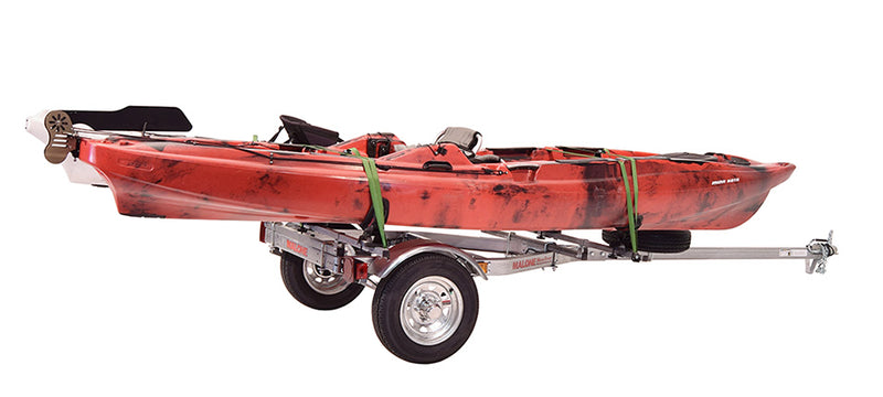 MicroSport LowBed 2 Kayak Trailer Package (2 Sets Saddle Up Pro & Spare Tire)