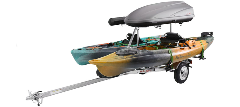 MicroSport LowBed 2 Kayak Trlr Package (2nd tier, 2 Sets Saddle Up, Cargo Box, Rod Tube, Spare Tire)
