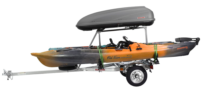 MicroSport LowBed 2 Kayak Trlr Package (2nd tier, 2 Sets Saddle Up, Cargo Box, Rod Tube, Spare Tire)