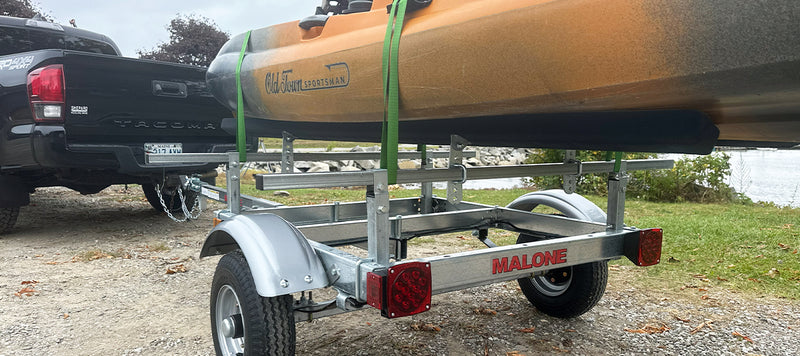 EcoLight Single Kayak Trailer Package (1 set bunks)
