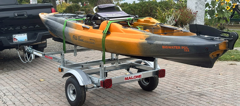 EcoLight Single Kayak Trailer Package (1 set bunks)