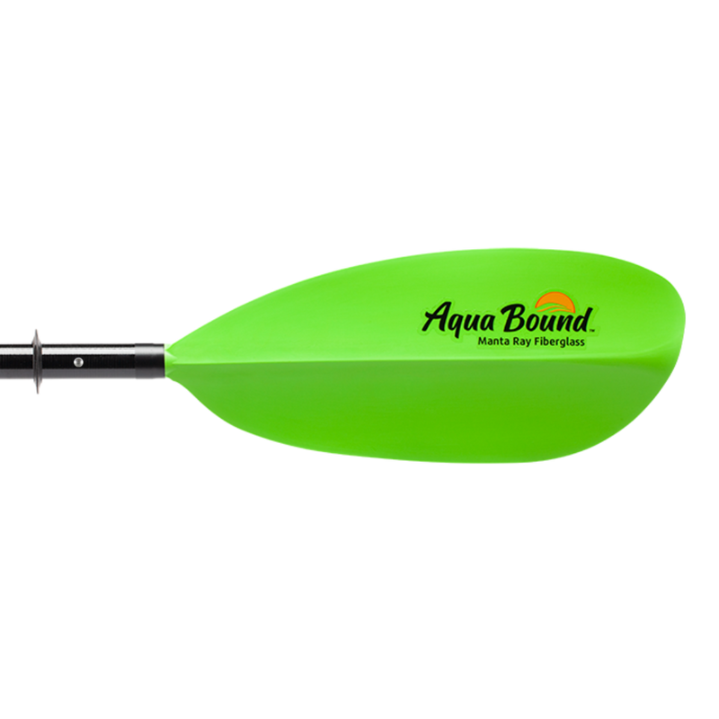 Manta Ray Fiberglass 4-Piece Snap-Button Kayak Paddle