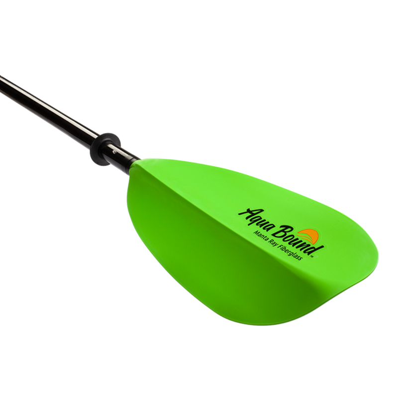 Manta Ray Fiberglass 4-Piece Snap-Button Kayak Paddle