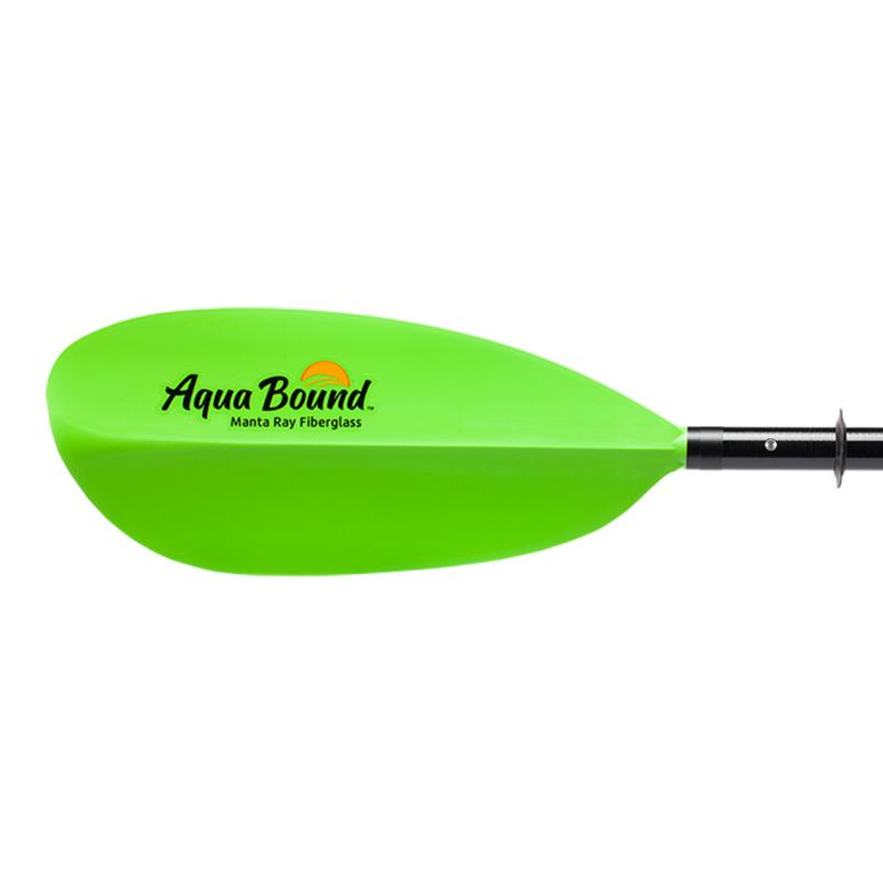 Manta Ray Fiberglass 4-Piece Snap-Button Kayak Paddle