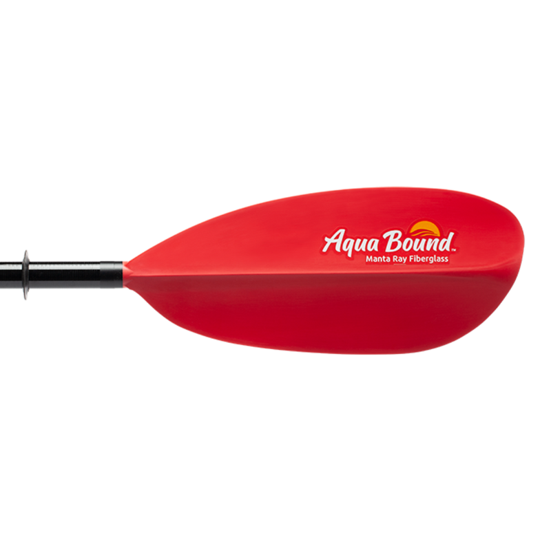 Manta Ray Fiberglass 4-Piece Snap-Button Kayak Paddle