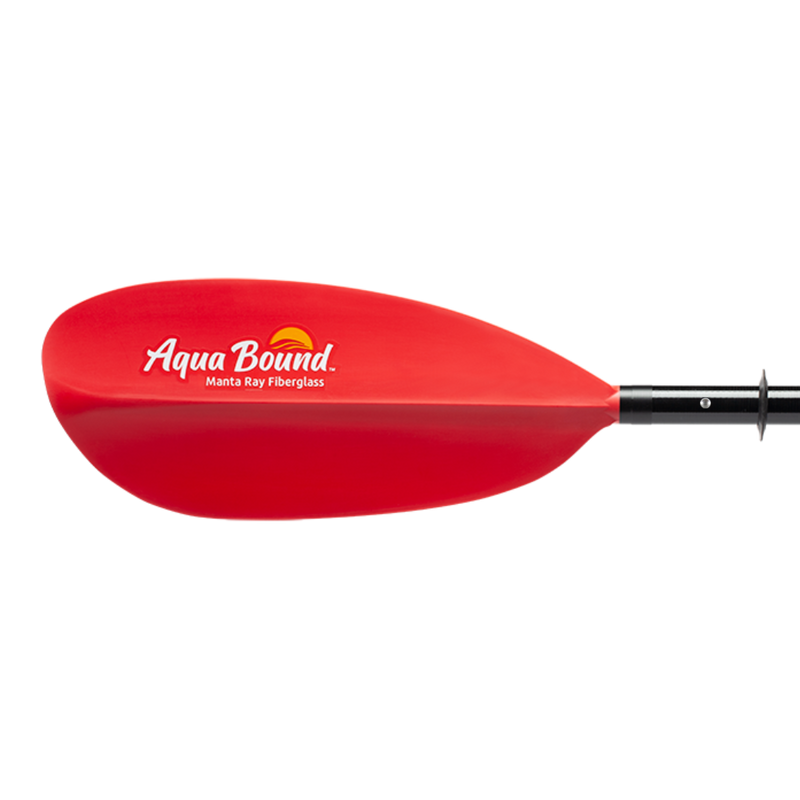 Manta Ray Fiberglass 4-Piece Snap-Button Kayak Paddle