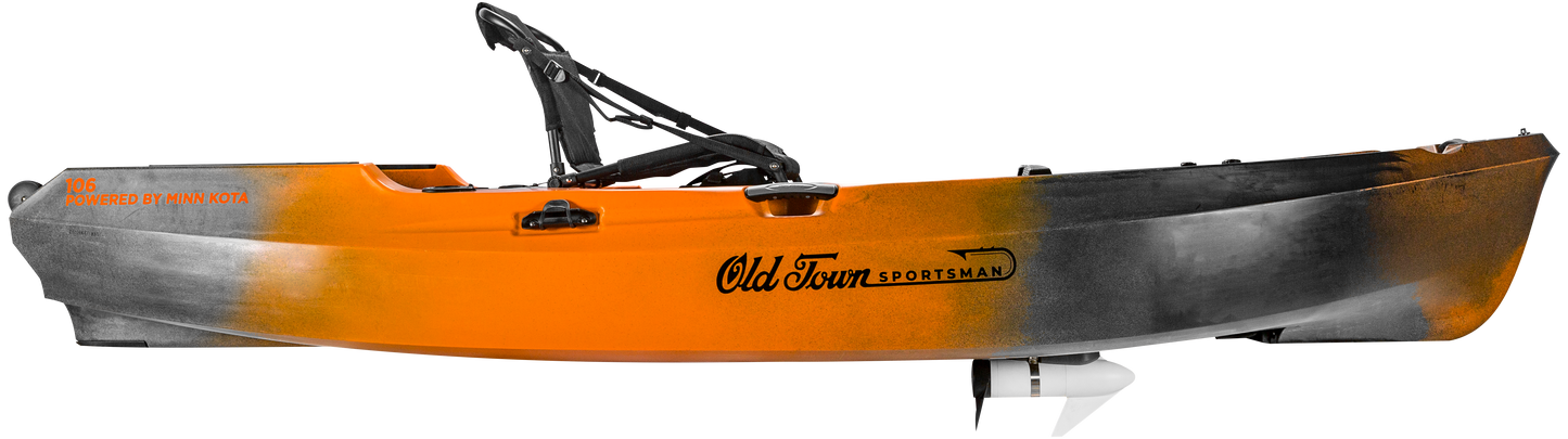 Old Town Sportsman 106 Powered by Minn Kota