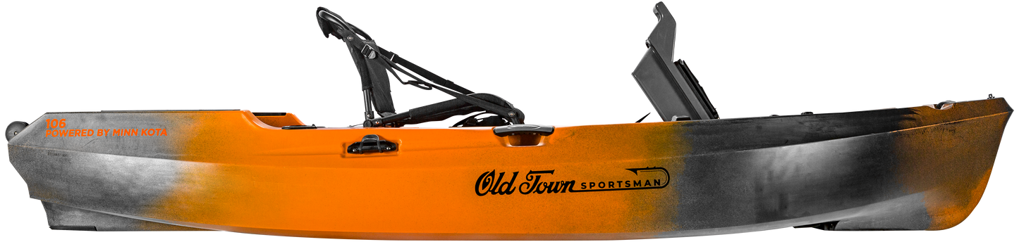 Old Town Sportsman 106 Powered by Minn Kota