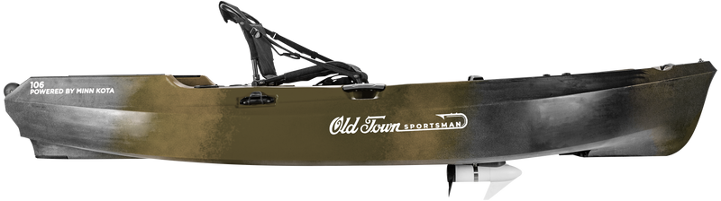 Old Town Sportsman 106 Powered by Minn Kota