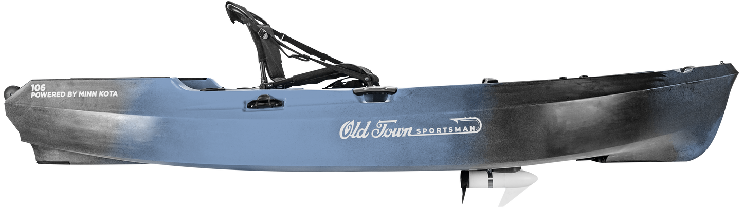 Old Town Sportsman 106 Powered by Minn Kota