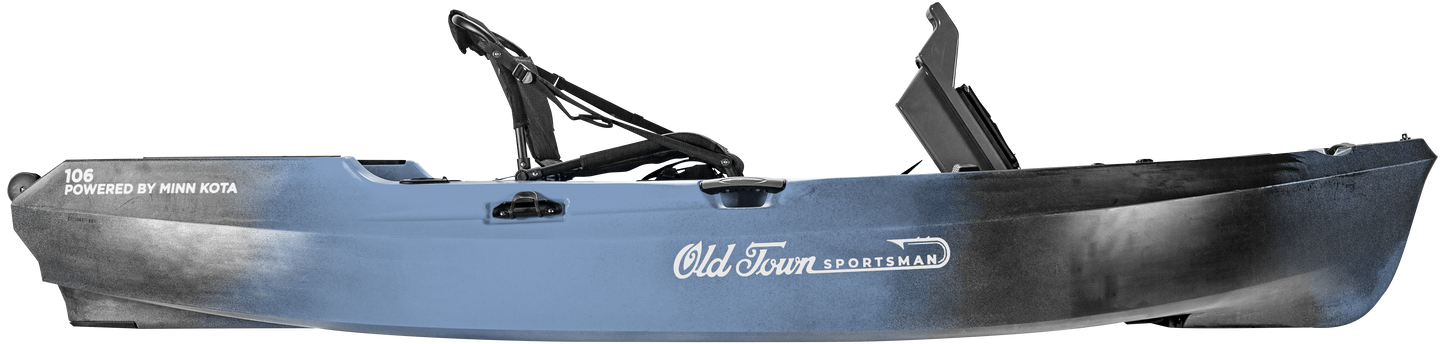 Old Town Sportsman 106 Powered by Minn Kota