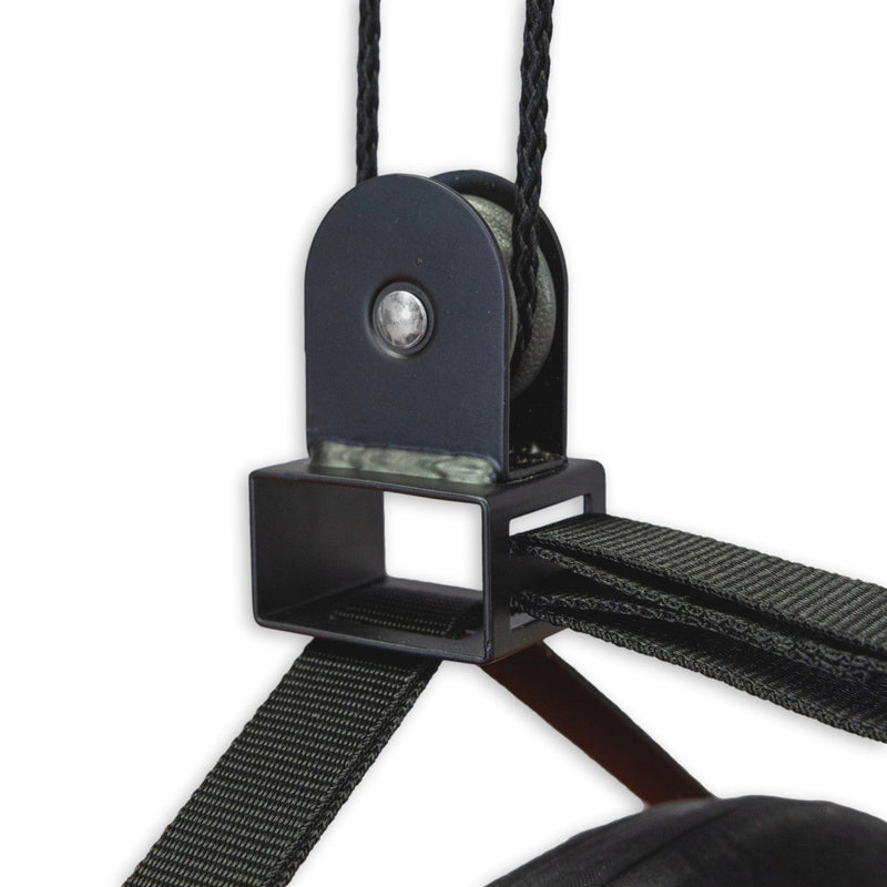 Essential Cargo Box Garage Ceiling Storage Hoist | Holds up to 150 lbs | 10' Lift