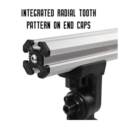 Command Center CrossBar, with Zero Play LockNLoad™ Track Mount Adapter