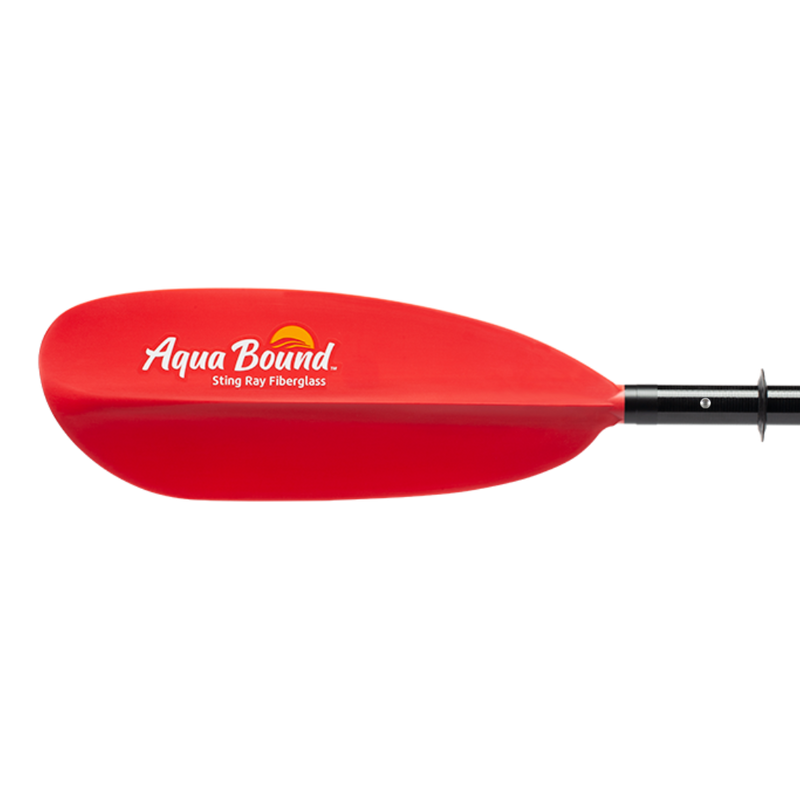 Sting Ray Fiberglass 4-Piece Snap-Button Kayak Paddle