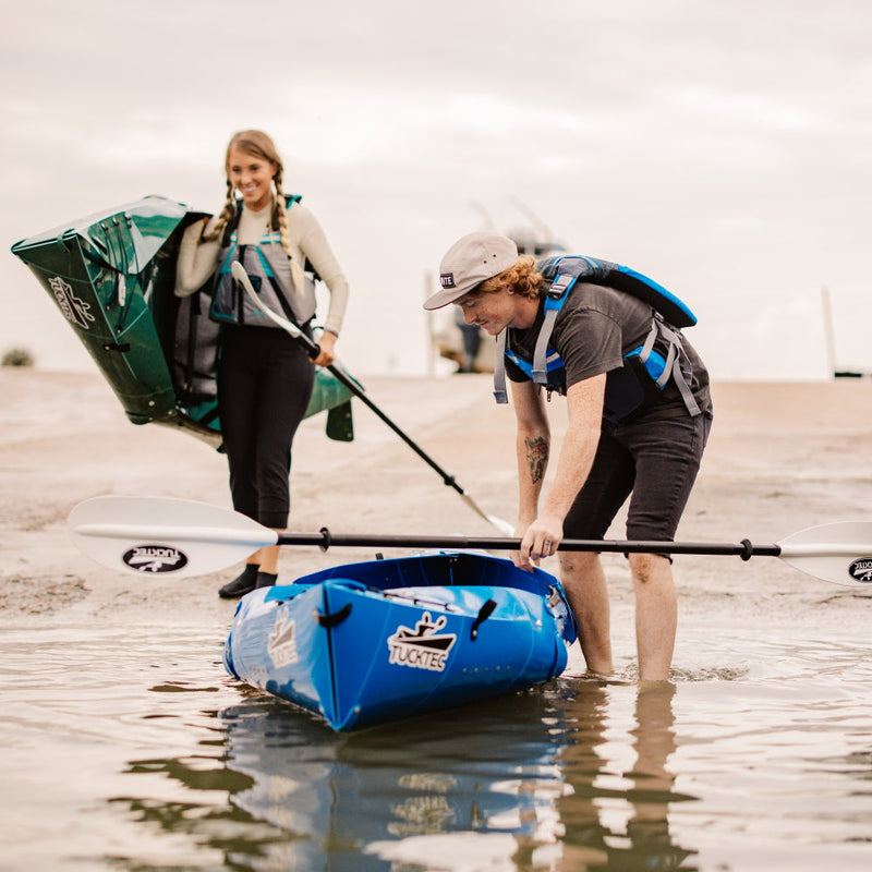 Summer Sale! Tucktec Pro Folding Kayak | Hard-Shell | 2-minute Set-up | Foldable, Portable Kayak
