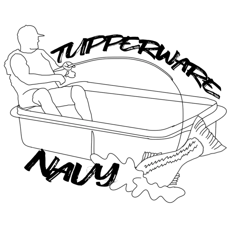 Tupperware Navy Logo Decal