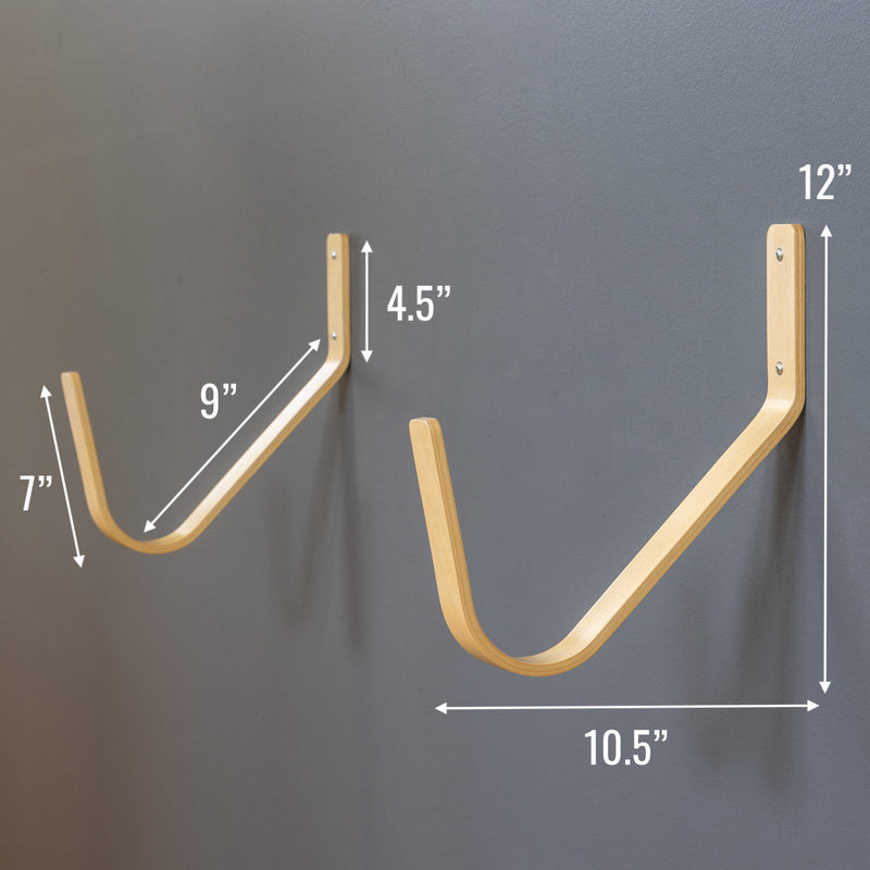 Monterey Minimalist SUP & Surfboard Wood Display Rack | Holds 40 lbs