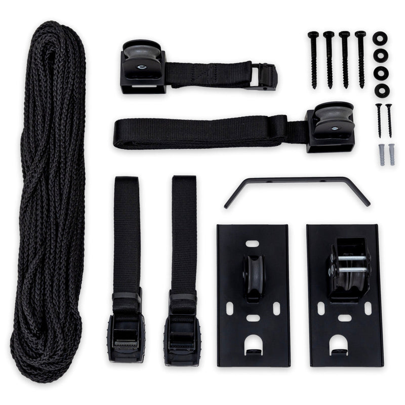SUP & Surfboard Hoist | Holds up to 150 lbs | Up to 14' Lift