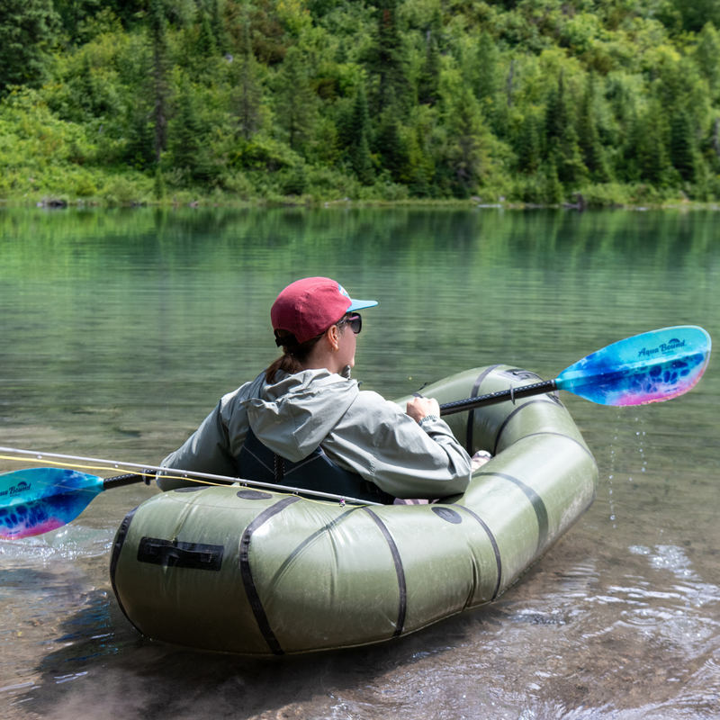 Whiskey Fiberglass 4-Piece Straight Shaft Kayak Paddle