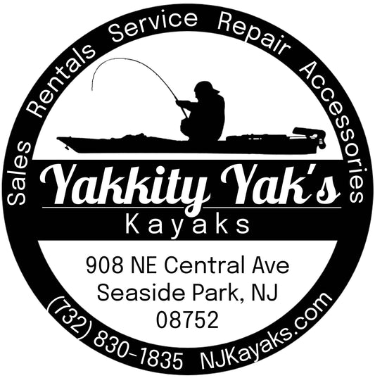 Yakkity Yaks Kayaks Logo Decal