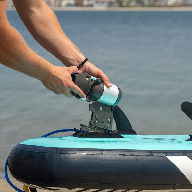 GILI/Bixpy K-1 Outboard Kit - Flip & Lock Fin Adapter Bundle