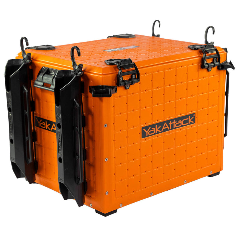 BlackPak Pro Kayak Fishing Crate - 13" x 16", YakAttack Orange
