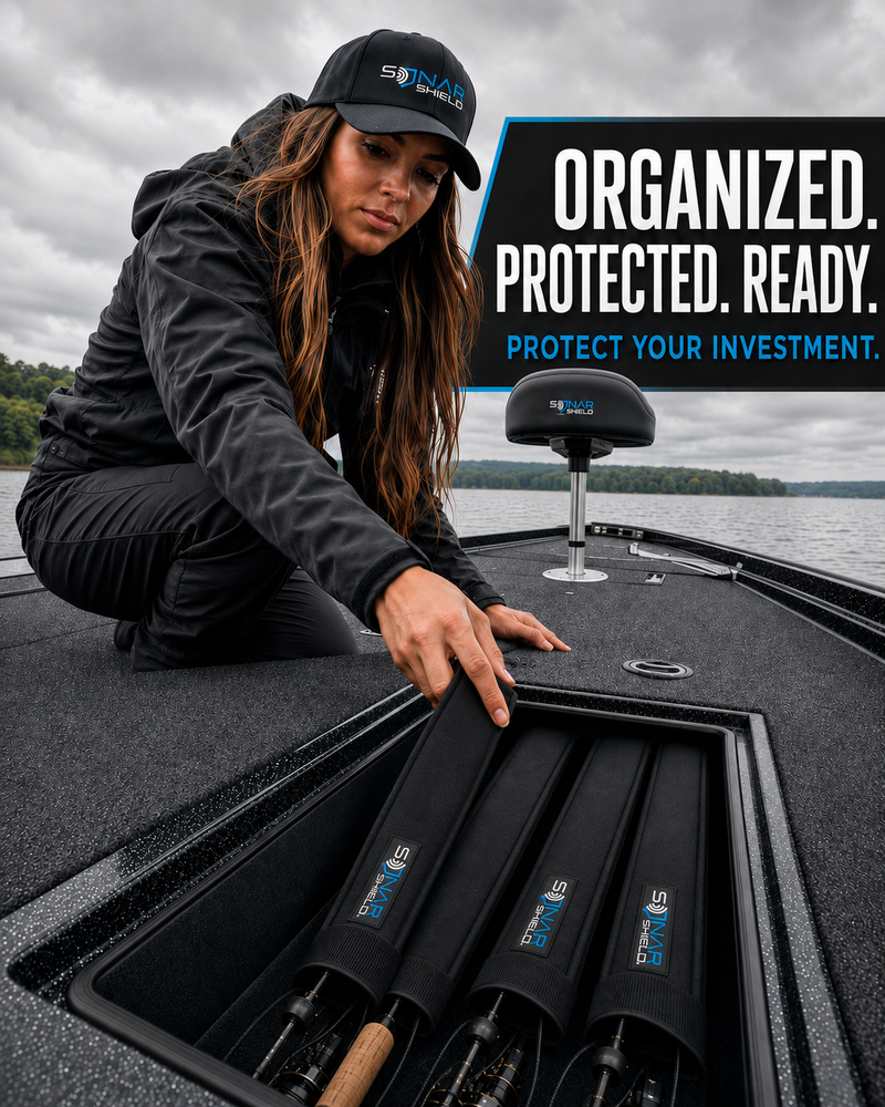 Neoprene Fishing Rod Sleeves –  Spinning & Casting Sonar Shield®