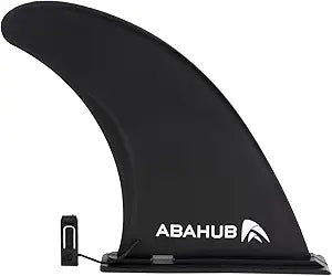 Abahub 9/10'' SUP Single Center Fin with 1 Fin Screw, Fiberglass Reinforeced 9/10 inch SUP Replacement Fins for Surfing, Surfboard, Stand-up Paddle Board, Longboard