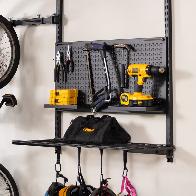 G-Storage Pro | Adjustable Wall Storage System | Holds 500 lbs