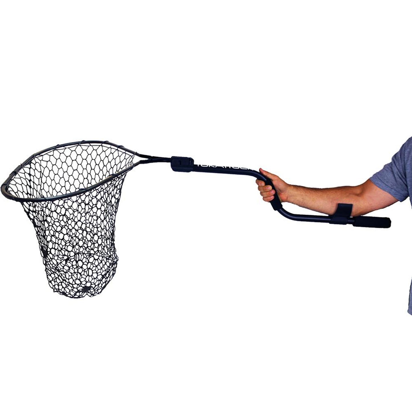 Leverage Landing Net, 20" X 21" hoop, 46" long, with extension and foam for storing in rod holder